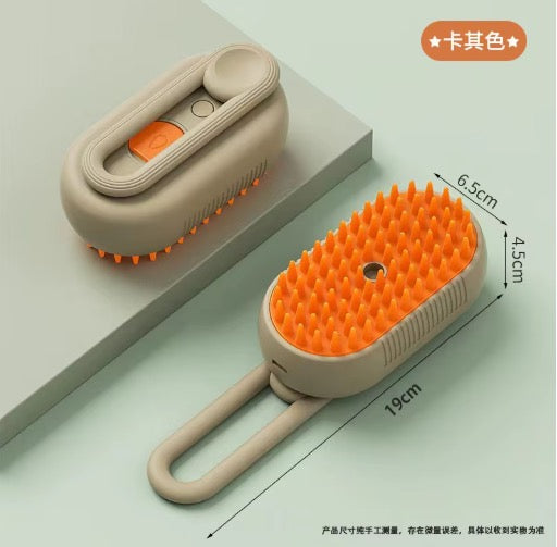 Pet Steam Brush Cat And Dog Deshedder Tool For Grooming And Hair Removal
