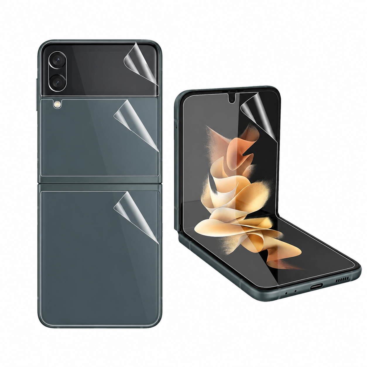 Galaxy Z Flip 3 5G Soft Hydrogel Screen Protector Film HD Lens Cover