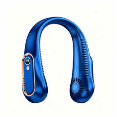 Portable Neck Fan - USB Rechargeable Bladeless Personal Cooling Fan with 5 Speed