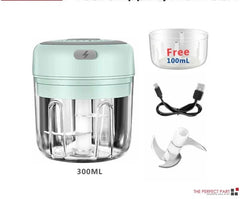 Mini Electric Food Chopper - Rechargeable Garlic & Vegetable Chopper